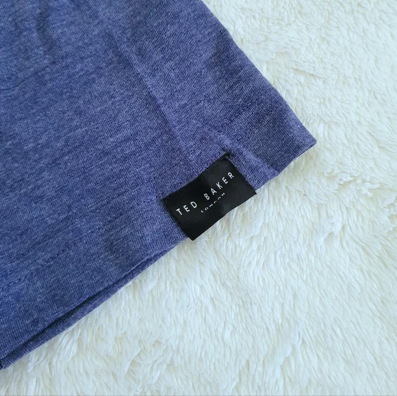 Ted Baker Heather Blueđź’™ Logo Teeđź‘• - NWT - Picture 9 of 13